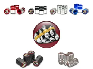 Cappelli Stelo Valvola Camion Lucido